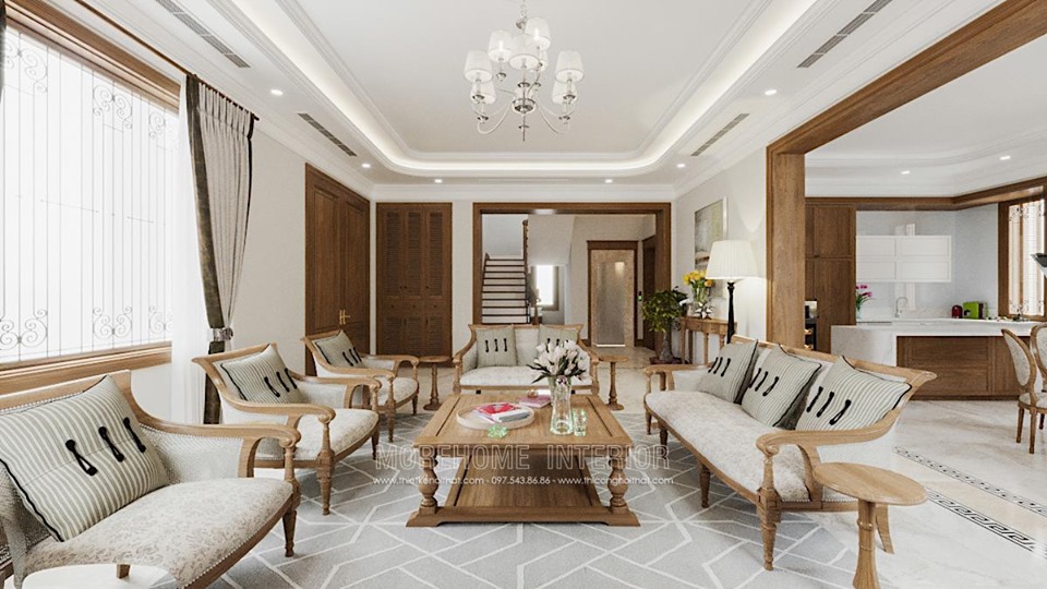 Thiết kế nội thất biệt thự cao cấp, đẹp tại Splendora Bắc An Khánh