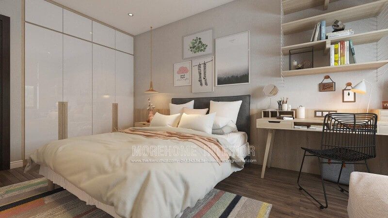 Bộ tranh trang trí 4 bức treo tường độc đáo, sinh động tạo nét trẻ trung, đáng yêu cho phòng ngủ con gái